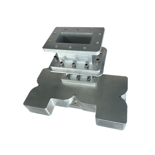 4 way, h plane, waveguide combiner, sband, riw24256k0, rfhic corporation