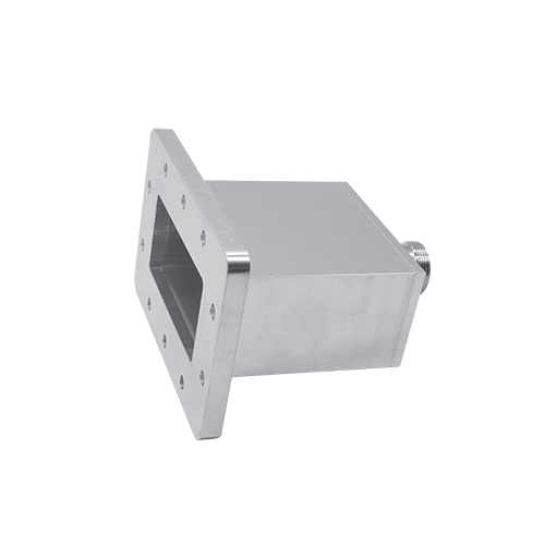 waveguide endlaunch adapter, wr340 to din, s-band, 2kw, rfhic corporation