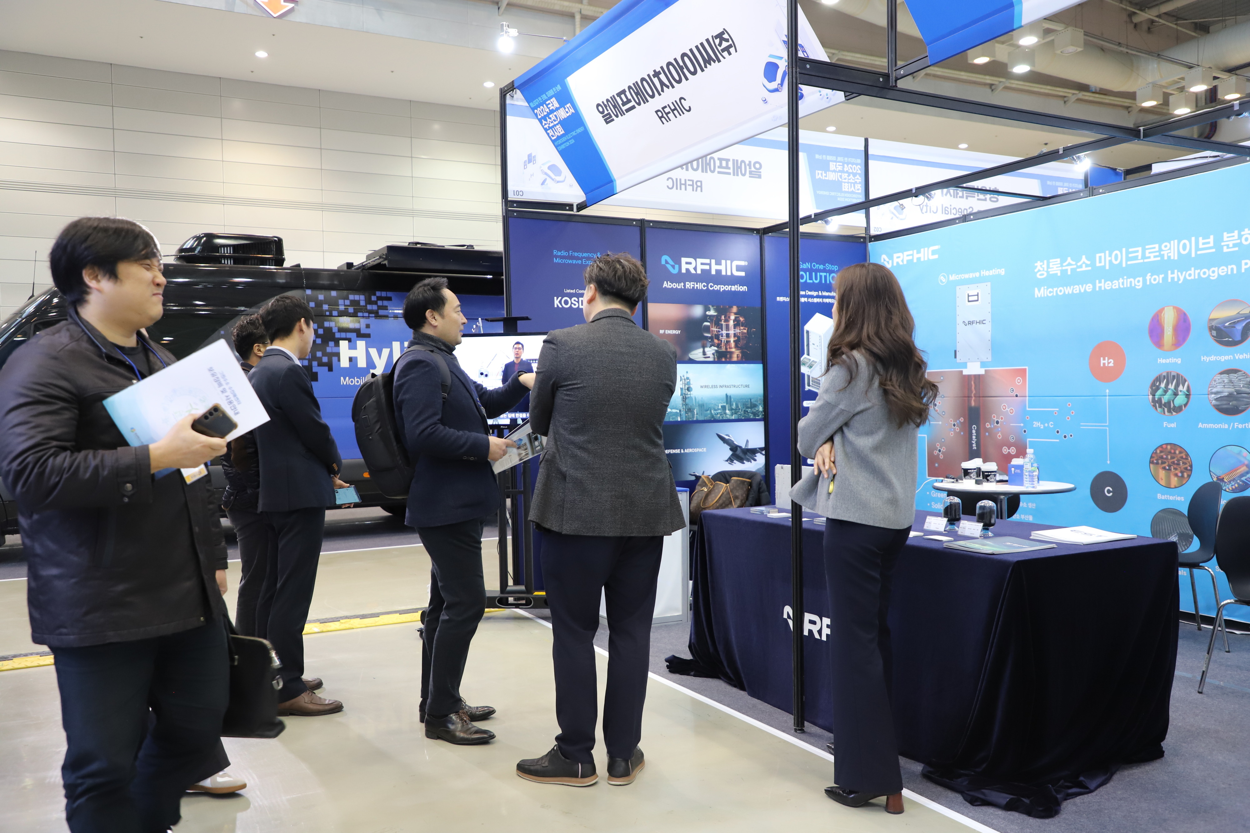 RFHIC showcasing microwave-based hydrogen production technology at HEY 2024