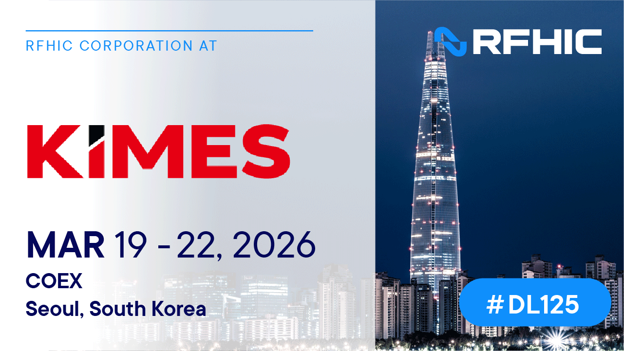 RFHIC exhibiting at KIMES 2026, March 19–22 at COEX, Seoul